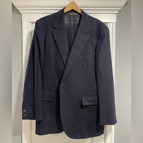 Brooks Brothers Dark Blue Men's Suit - Picture 1 of 10